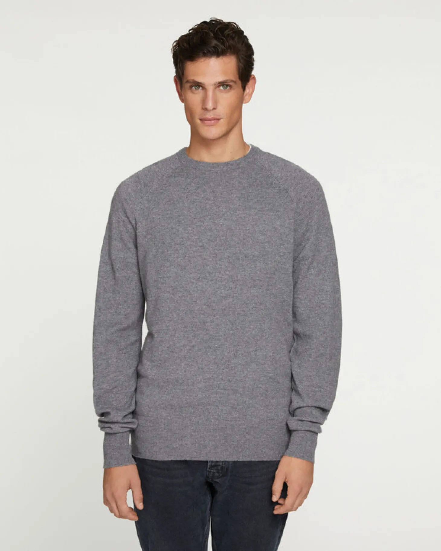 Sweat Cachemire Coutures Contrastees