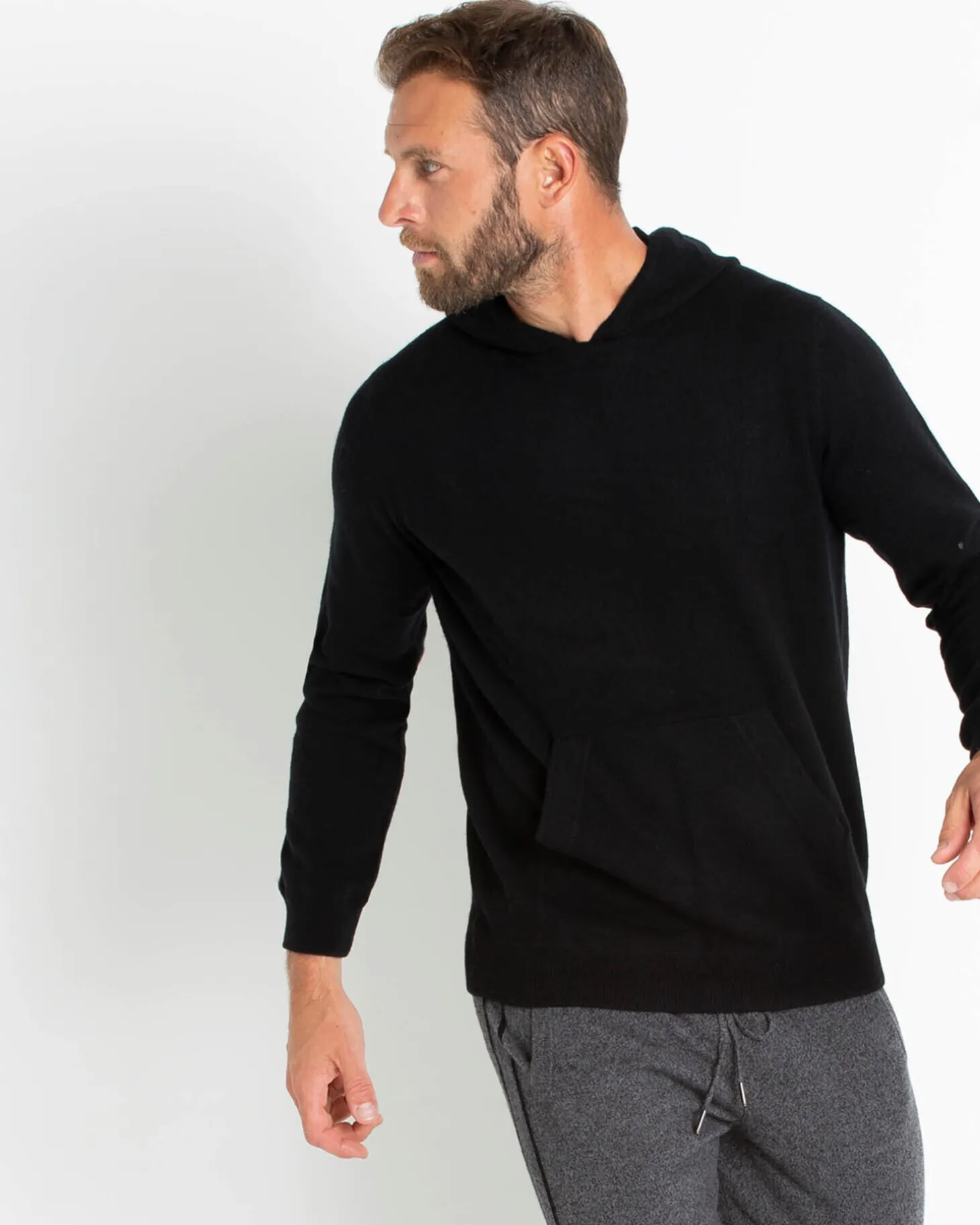 Sweat Cachemire Manches Longues
