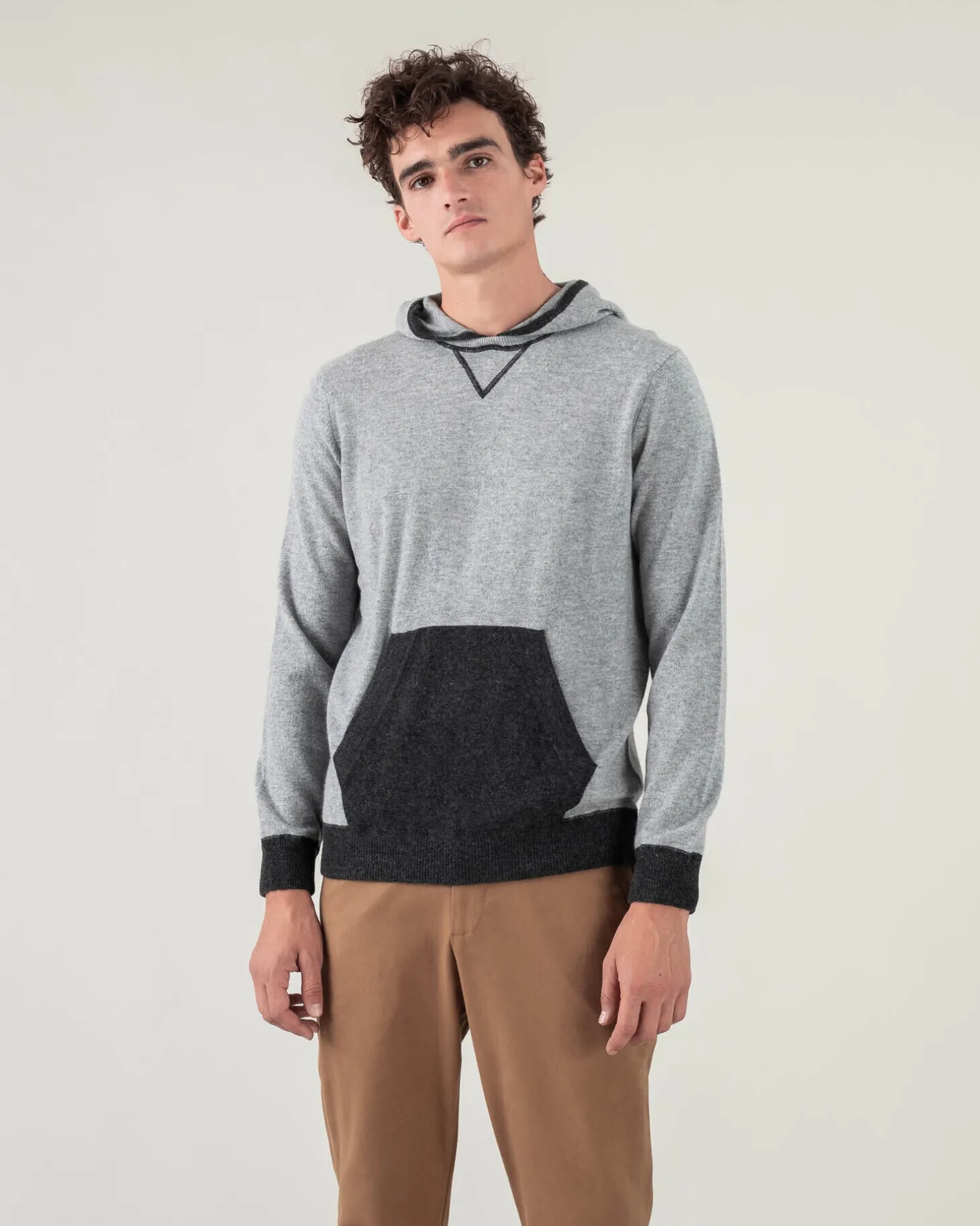 Sweat Cachemire Manches Longues