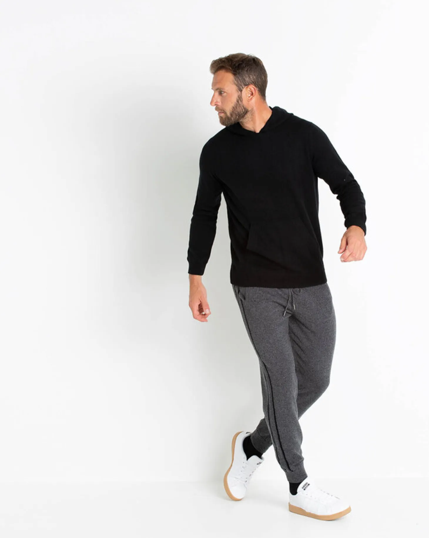 Sweat Cachemire Manches Longues