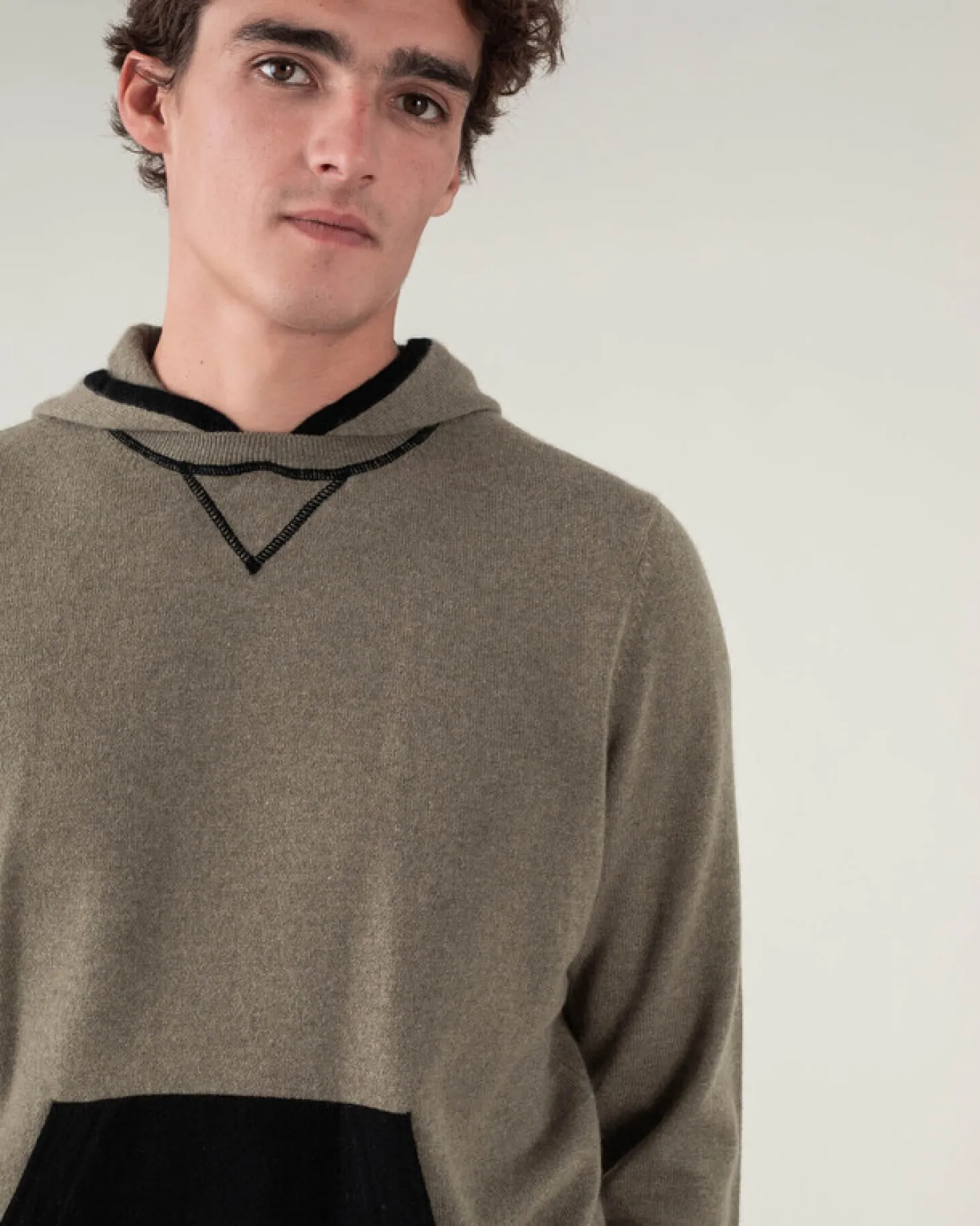 Sweat Cachemire Manches Longues