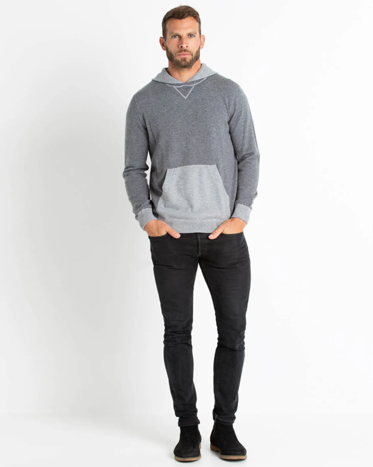 Sweat Cachemire Manches Longues
