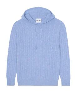 Sweat Capuche Cachemire Torsade