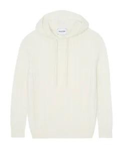 Sweat Capuche Cachemire Torsade