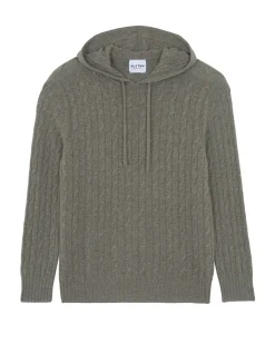 Sweat Capuche Torsades Cachemire