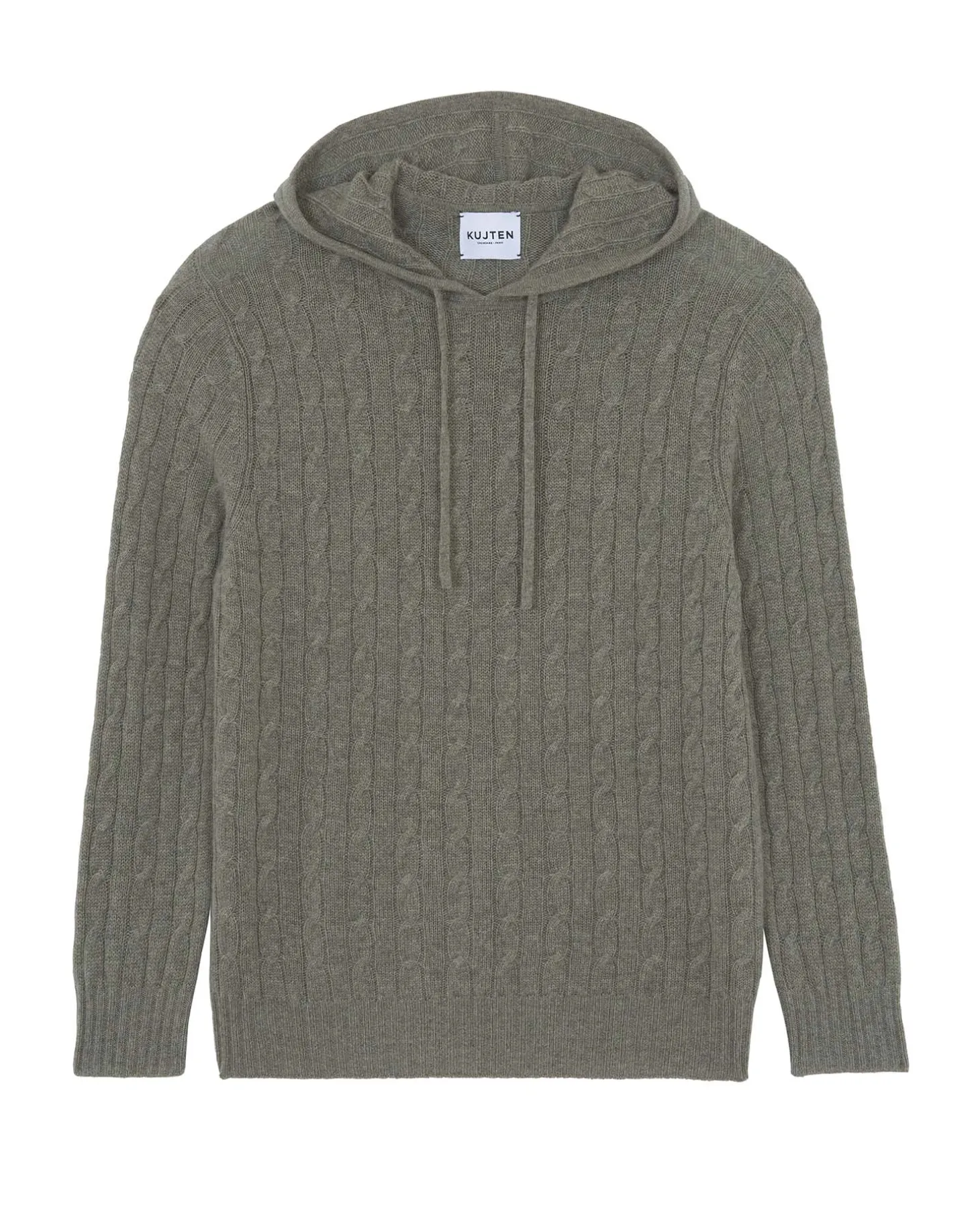 Sweat Capuche Torsades Cachemire