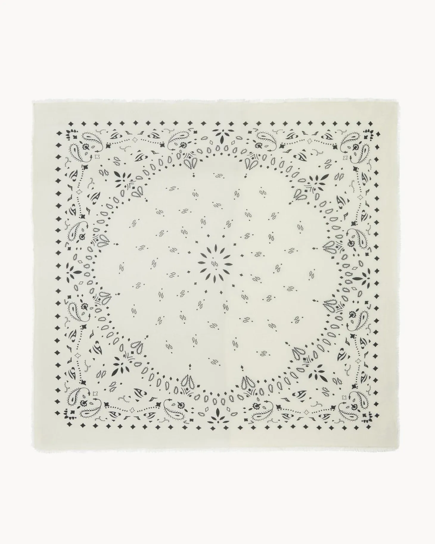Tres Grand Bandana Cachemire, 2 Fils