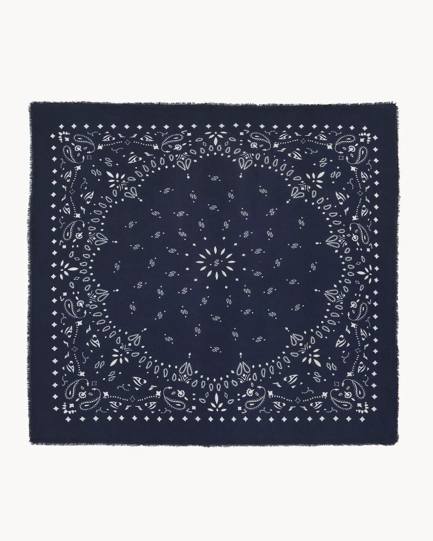 Tres Grand Bandana Cachemire, 2 Fils