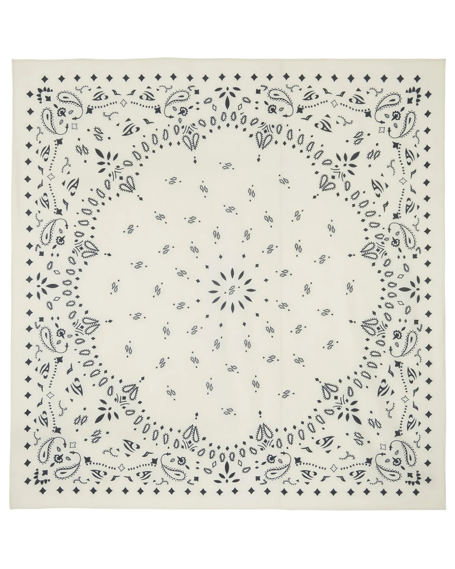 Tres Grand Bandana Cachemire Imprime