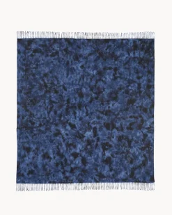 Tres Grand Bandana Cachemire A Franges