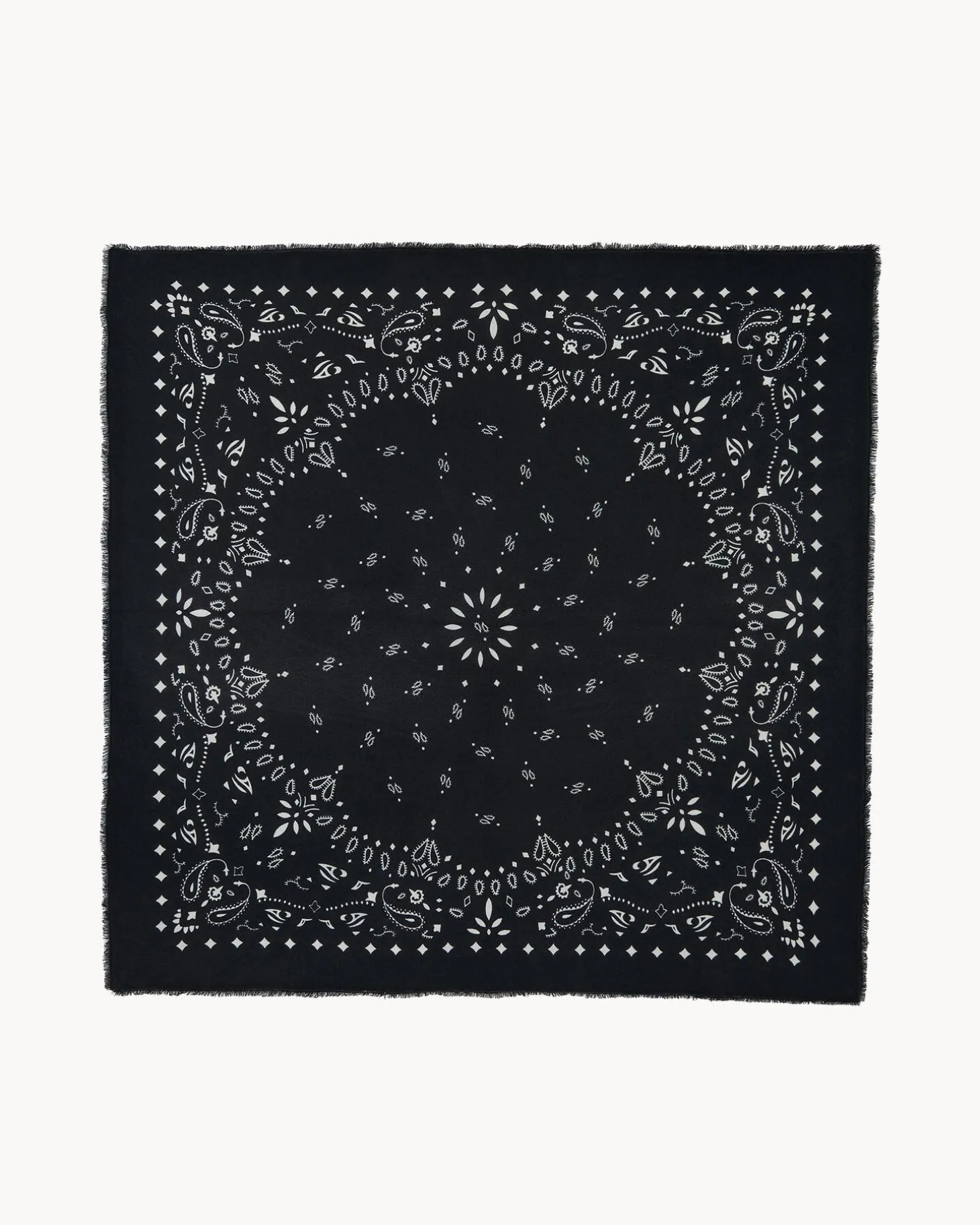 Tres Grand Bandana Cachemire, 2 Fils