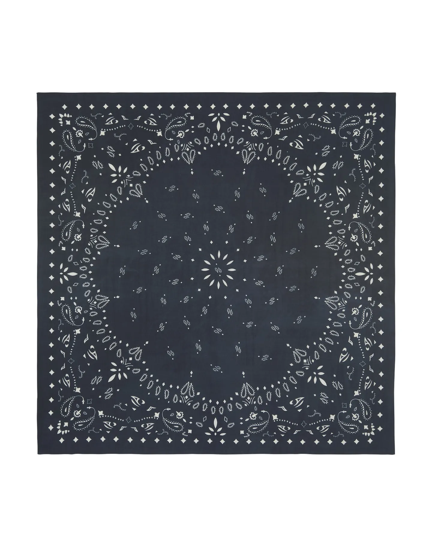 Tres Grand Bandana Cachemire Imprime