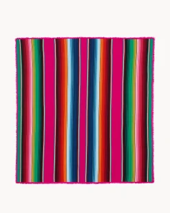 Tres Grand Bandana Cachemire Raye