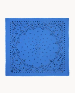 Tres Grand Bandana Cachemire Imprime