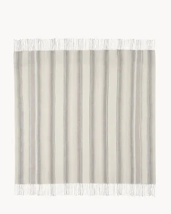Tres Grand Bandana Cachemire A Franges