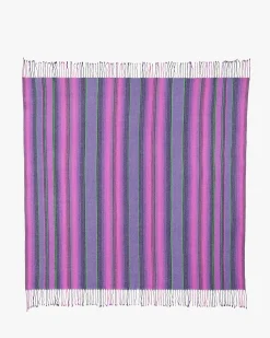 Tres Grand Bandana Cachemire A Franges