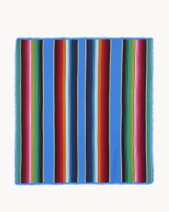 Tres Grand Bandana Cachemire Raye
