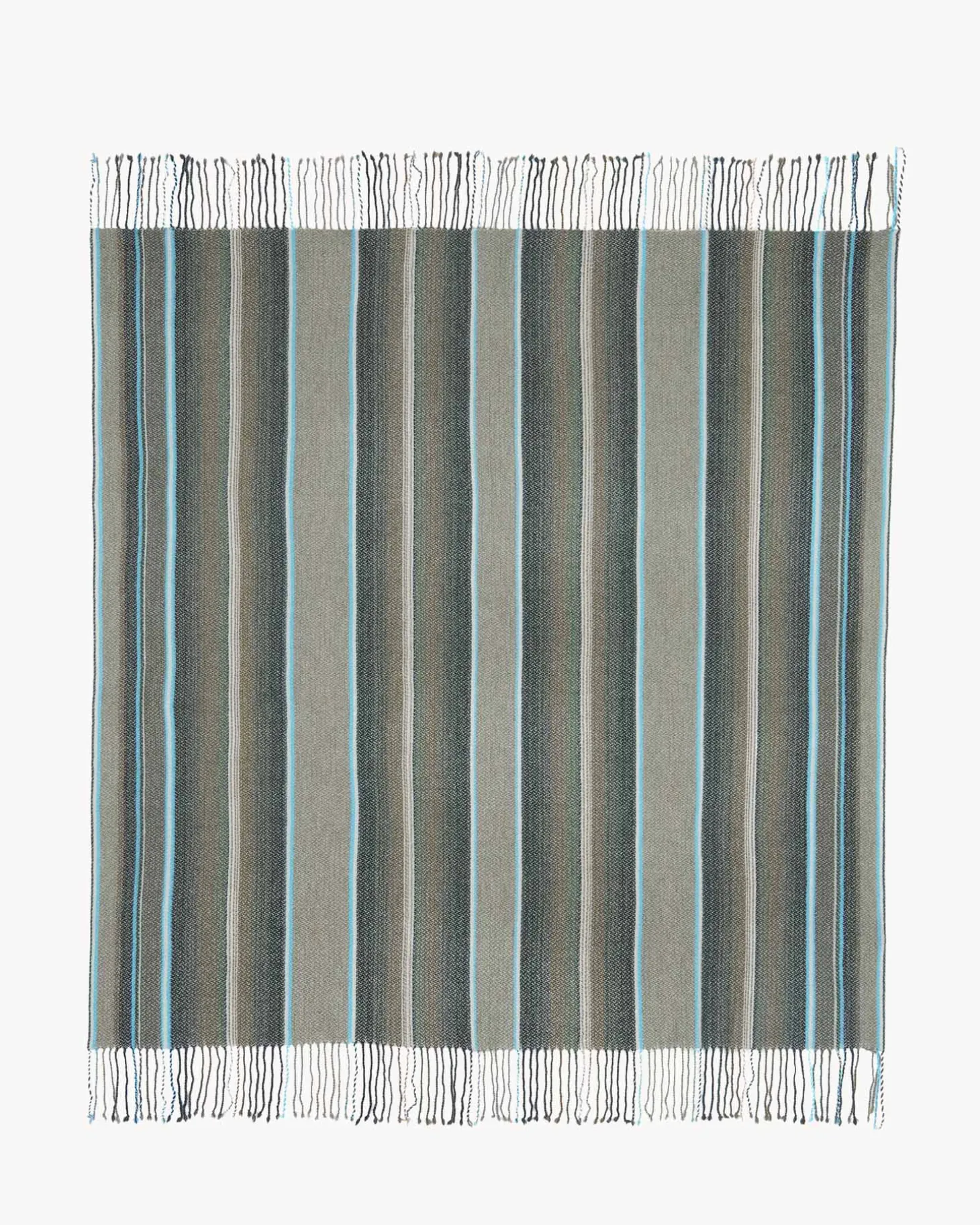 Tres Grand Bandana Cachemire A Franges
