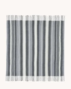 Tres Grand Bandana Cachemire A Franges