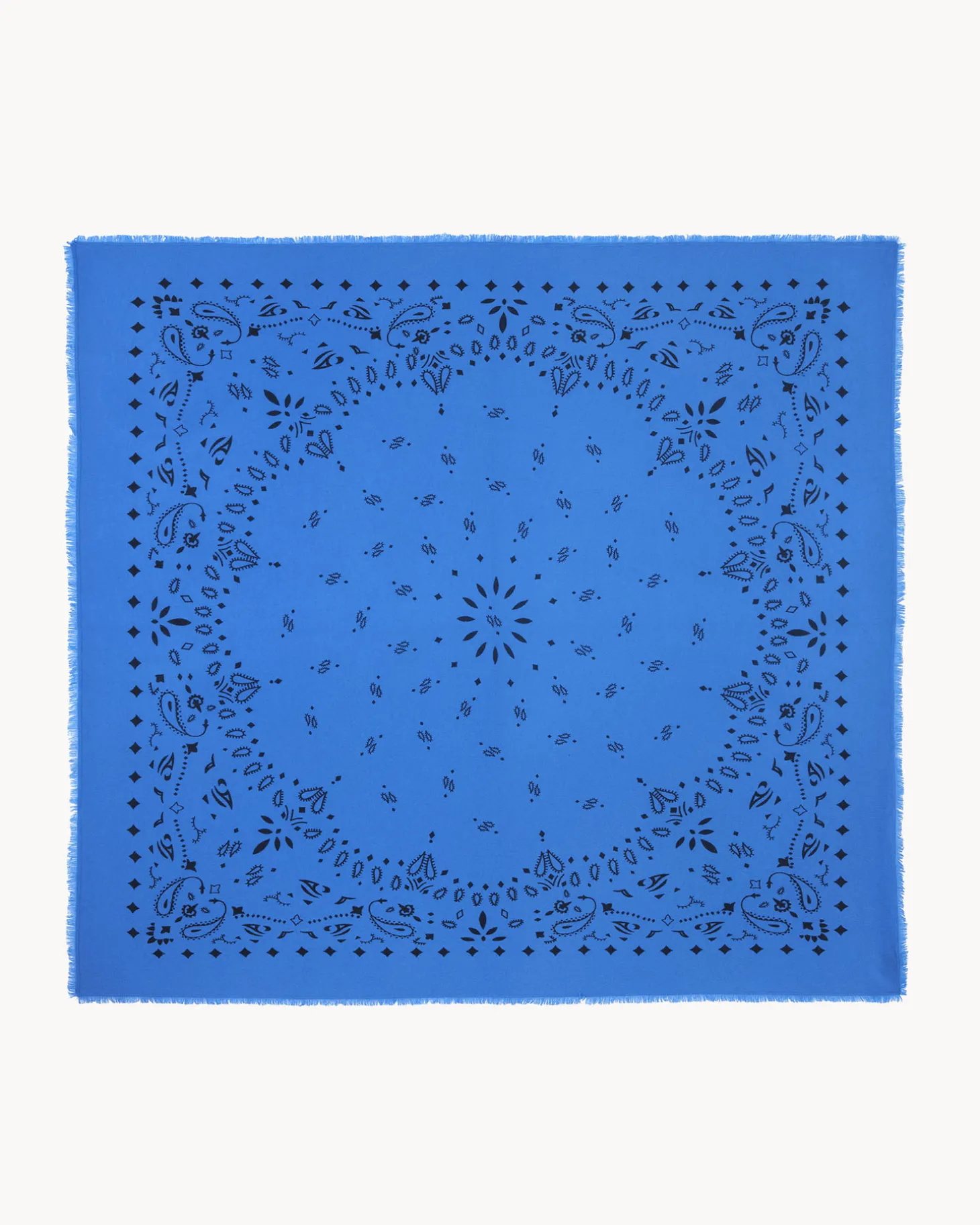 Tres Grand Bandana Cachemire Imprime