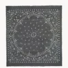 Tres Grand Bandana En Voile De Cachemire, 2 Fils