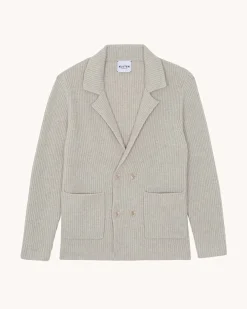 Veste Blazer Cachemire Cotes Anglaises, 6 Fils