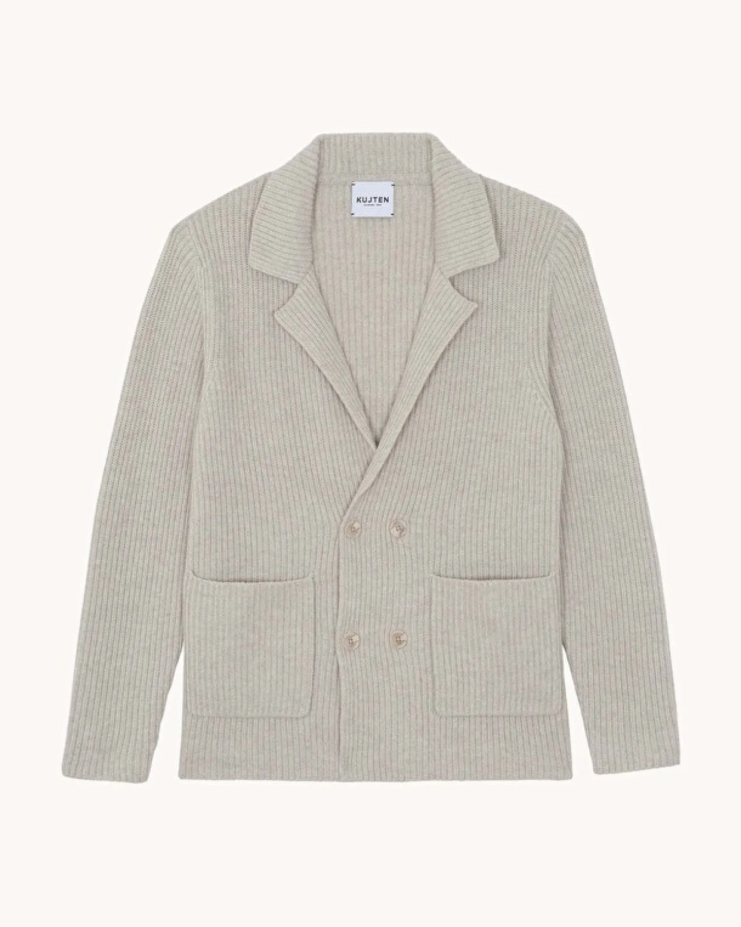 Veste Blazer Cachemire Cotes Anglaises, 6 Fils