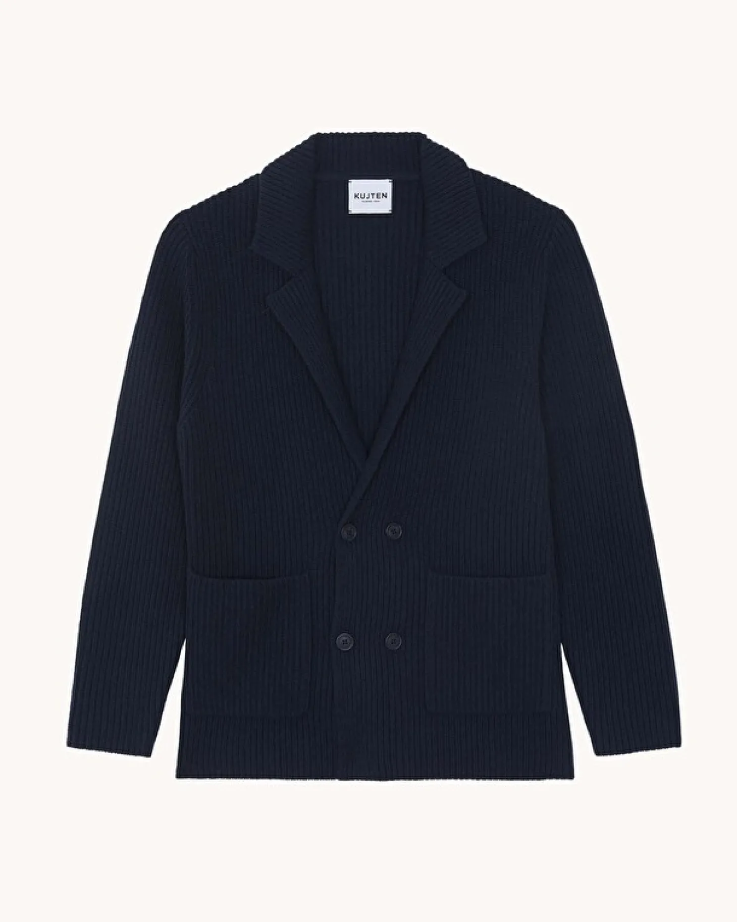 Veste Blazer Cachemire Cotes Anglaises, 6 Fils