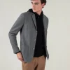 Veste Blazer Cachemire Homme Col Chale