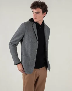 Veste Blazer Cachemire Homme Col Chale