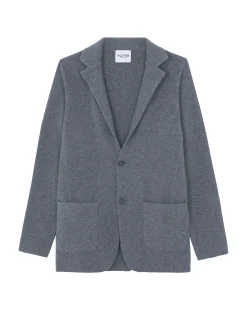 Veste Blazer Cachemire Homme Mi-Long