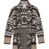 Veste Cachemire Col Chale Femme
