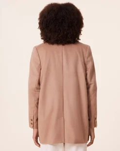 Veste Col Chale Cachemire Tisse