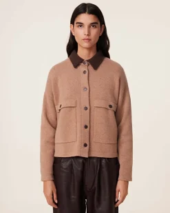 Veste Courte Cachemire Jacquard, 4 Fils