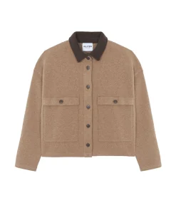 Veste Courte Cachemire Jacquard, 4 Fils