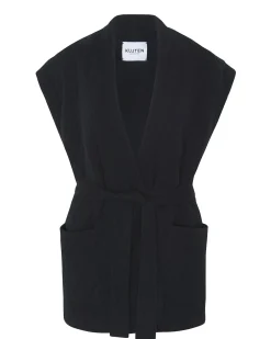 Veste Kimono Cachemire Matelassee Femme
