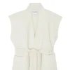 Veste Kimono Cachemire Matelassee Femme
