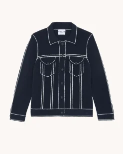 Veste Manches Longues Cachemire Enfant, 4 Fils