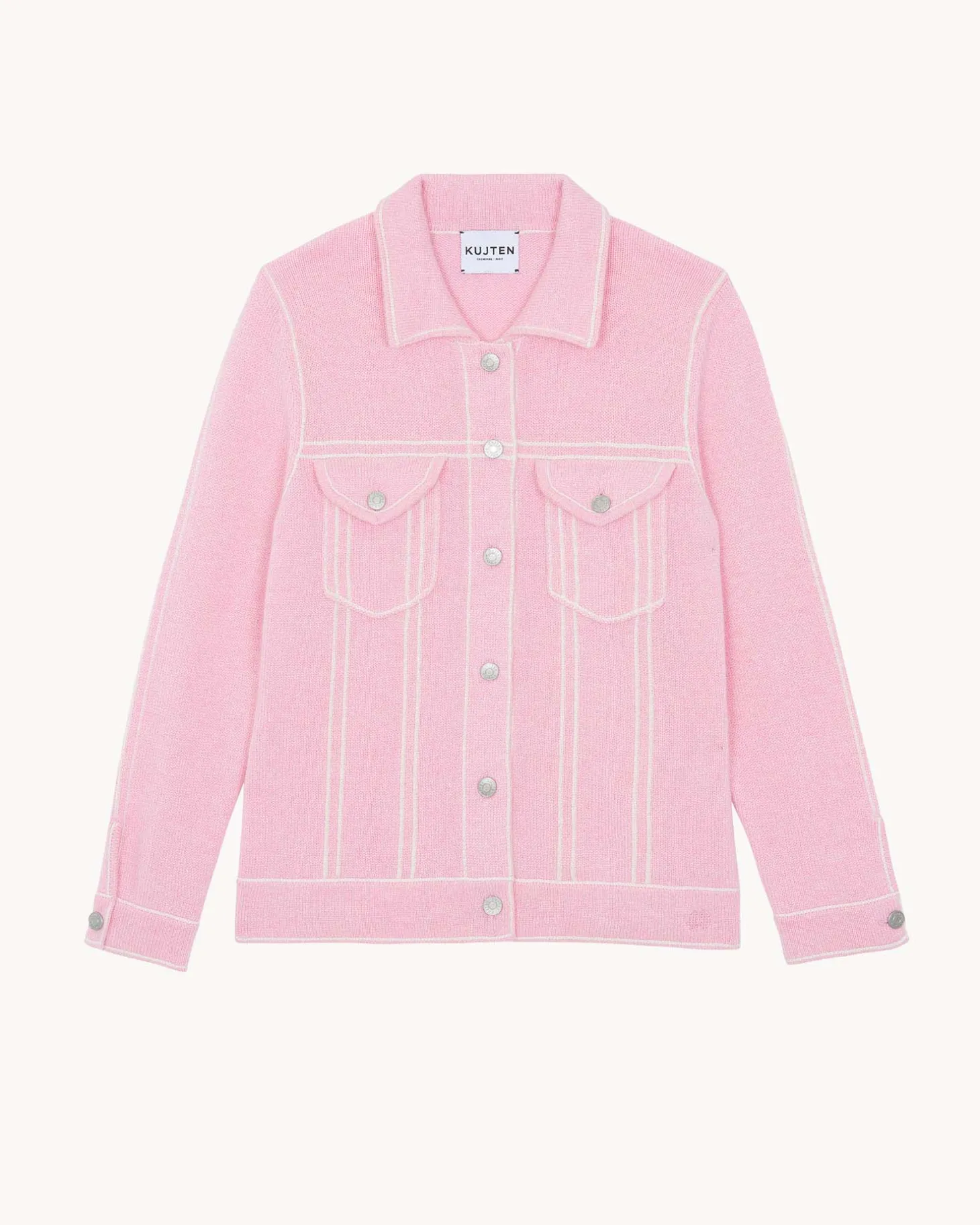 Veste Manches Longues Cachemire Enfant, 4 Fils